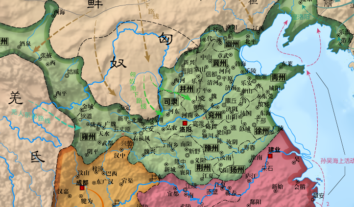 Ilustracja: jedno z Trzech Królestw